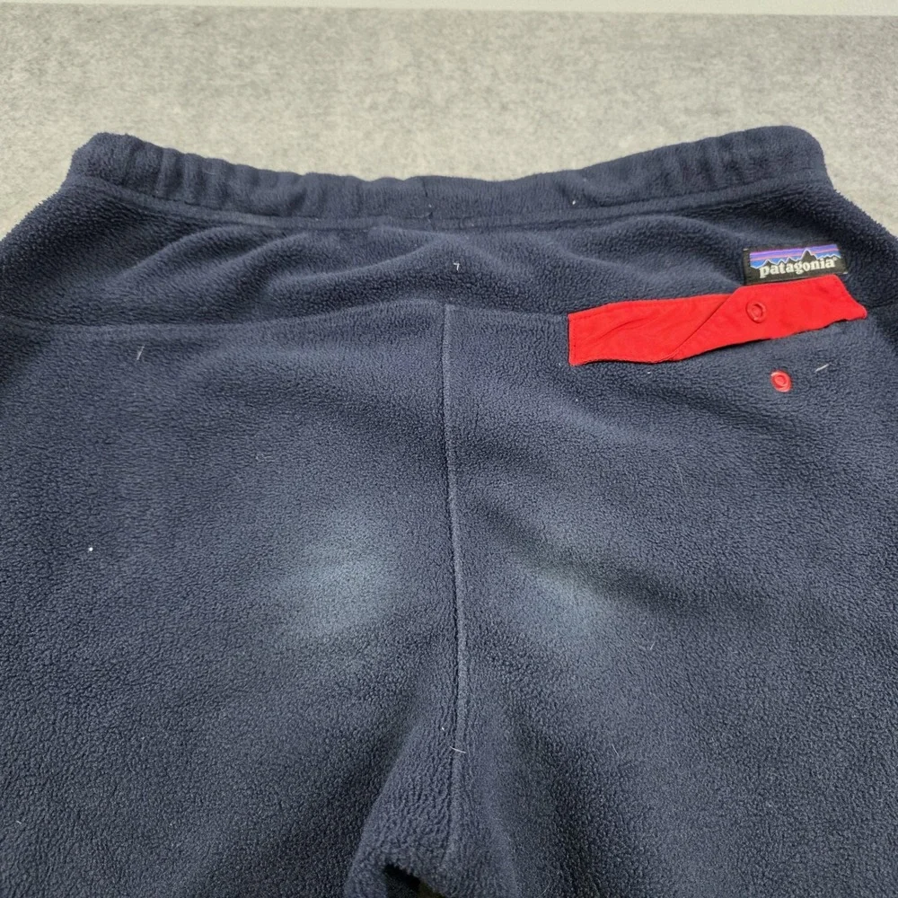 Patagonia Synchilla Pants Mens Small Blue Fleece Sweatpants Joggers 56675